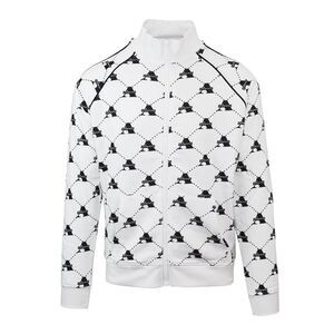 Aquascutum Mens Funnel Neck  Track Jacket / White